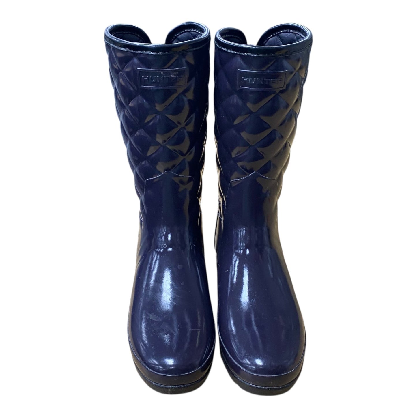 Boots Rain By Hunter In Purple, Size:6