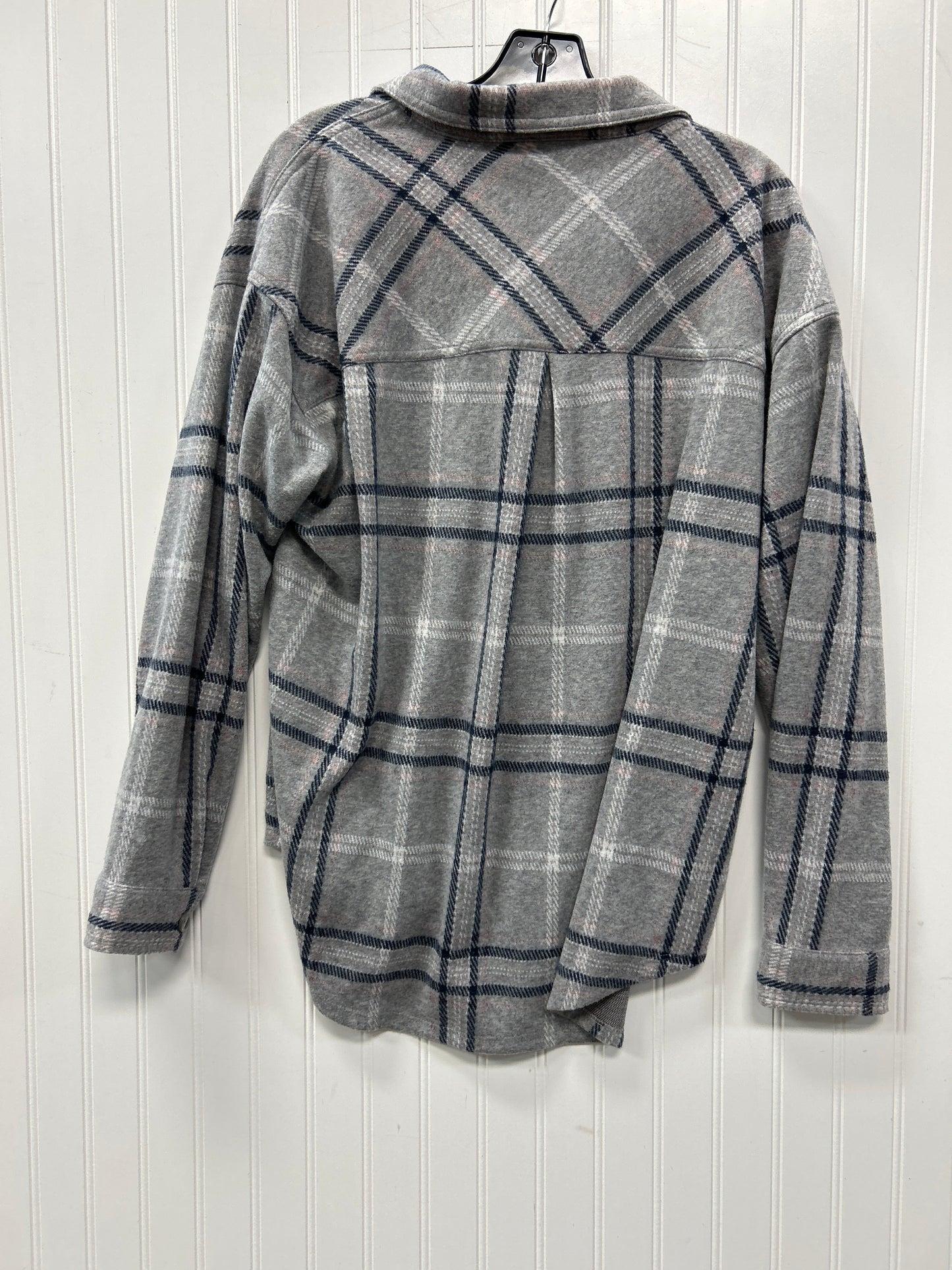 Jacket Fleece By Maurices In Grey, Size:Xl