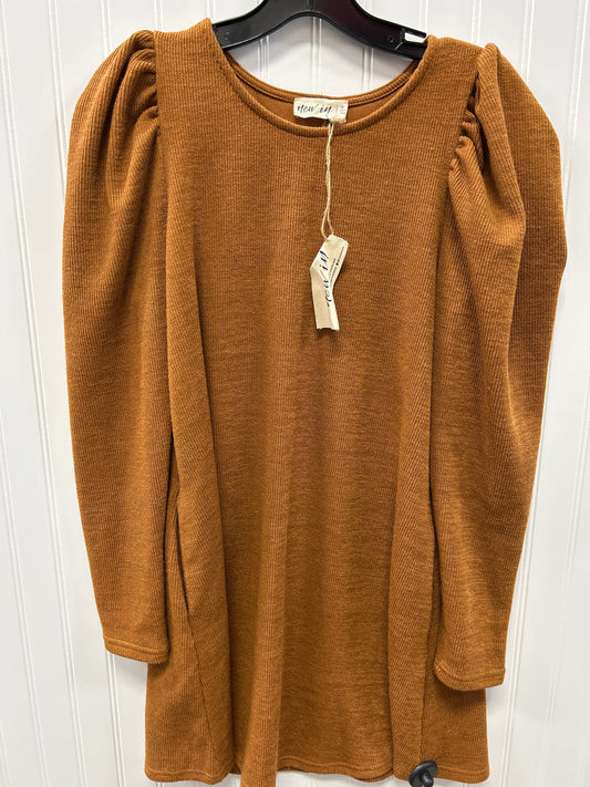 Dress Casual Midi By New In In Brown, Size:S