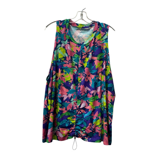 Athletic Tank Top By Tek Gear In Purple, Size:3X