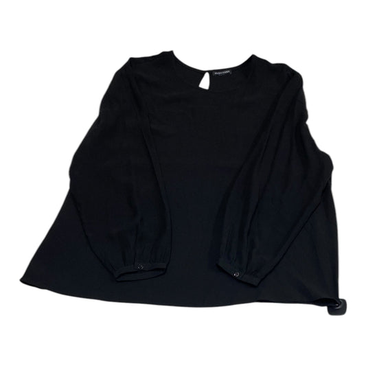 Top Ls Designer By Eileen Fisher In Black, Size:1X