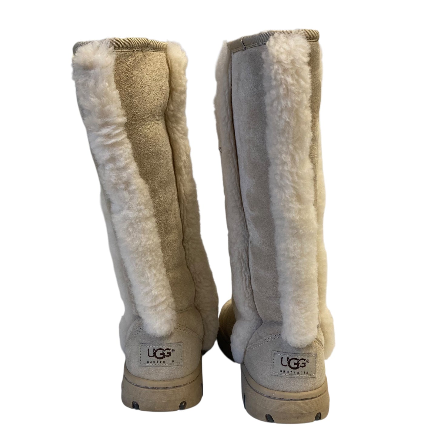 Boots Designer By Ugg In Cream, Size:6