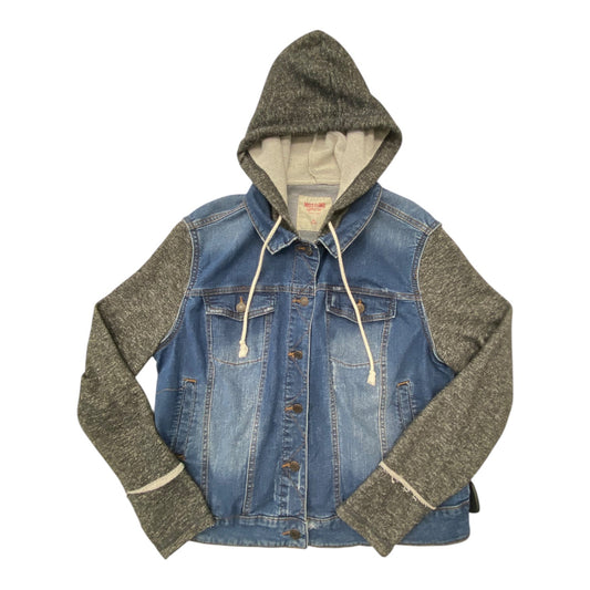 Jacket Denim By Mossimo In Blue & Grey, Size:Xxl