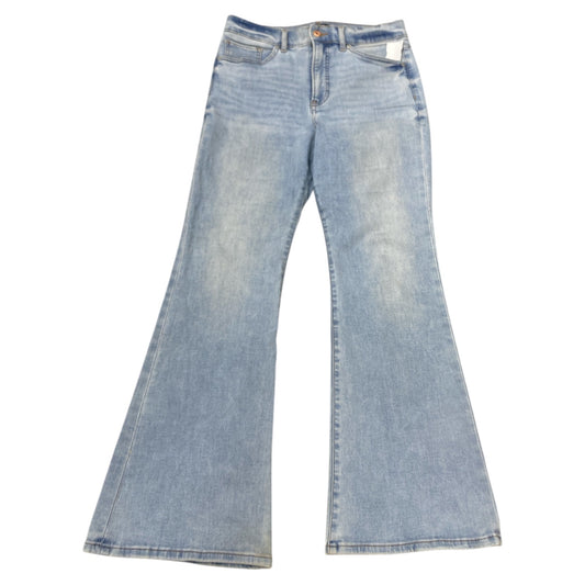 Jeans Flared By Express In Blue Denim, Size:10