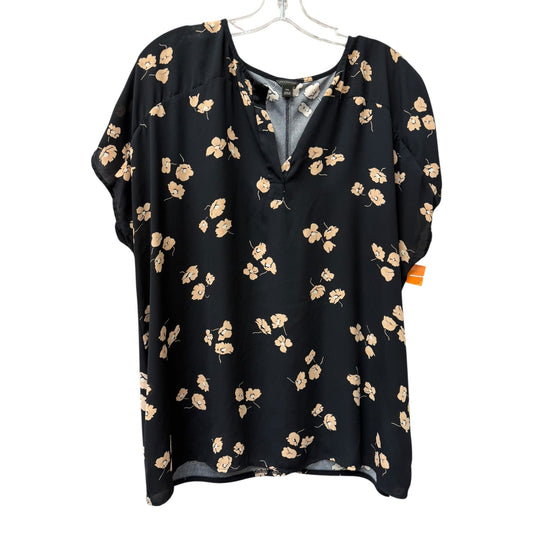 Top Ss By Ann Taylor In Black, Size:1X