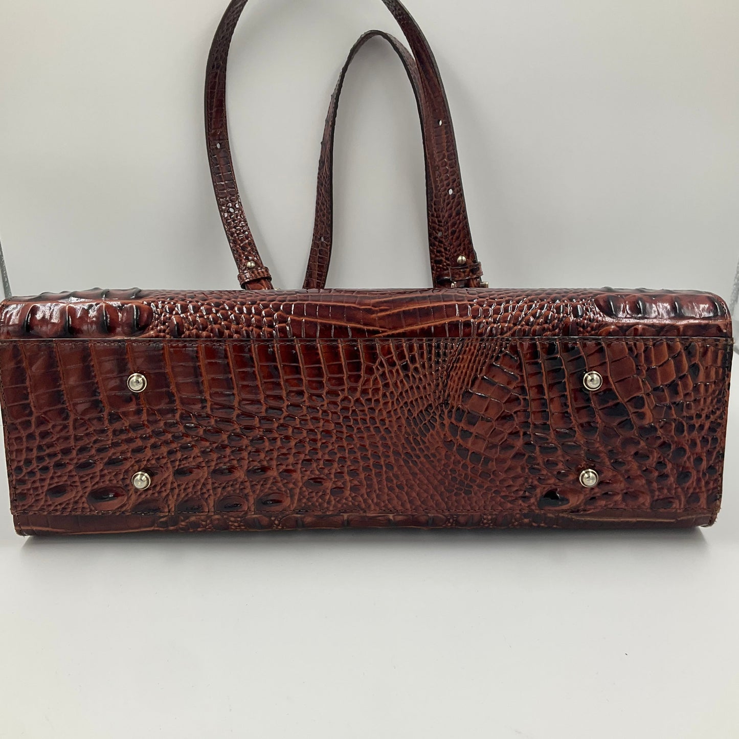 Handbag Designer By Brahmin In Brown, Size:Large