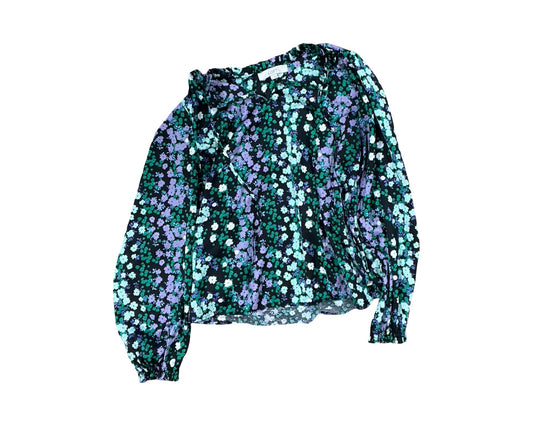 Top Ls By Loft In Blue & Green, Size:M