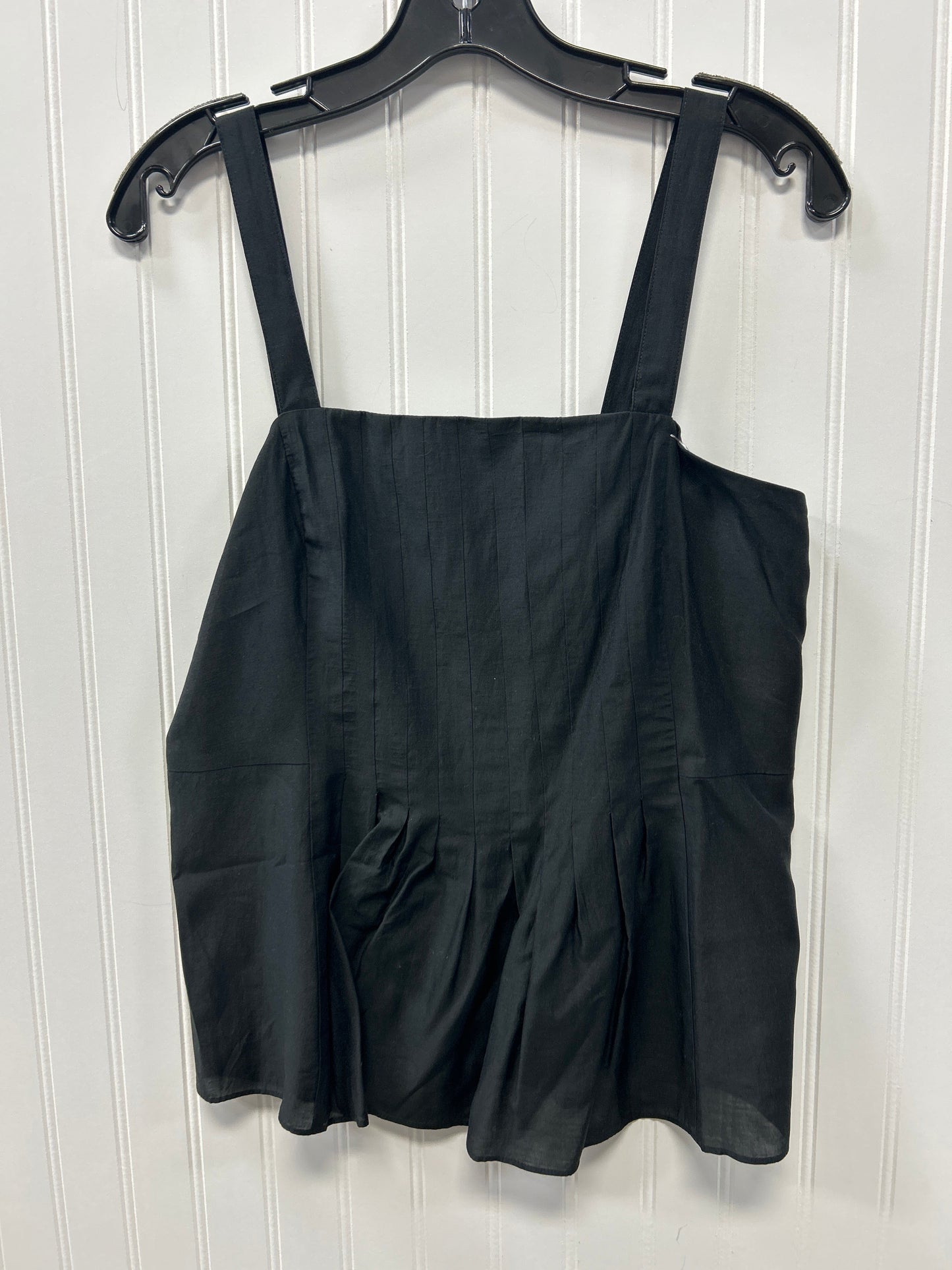 Top Sleeveless By Banana Republic In Black, Size:8