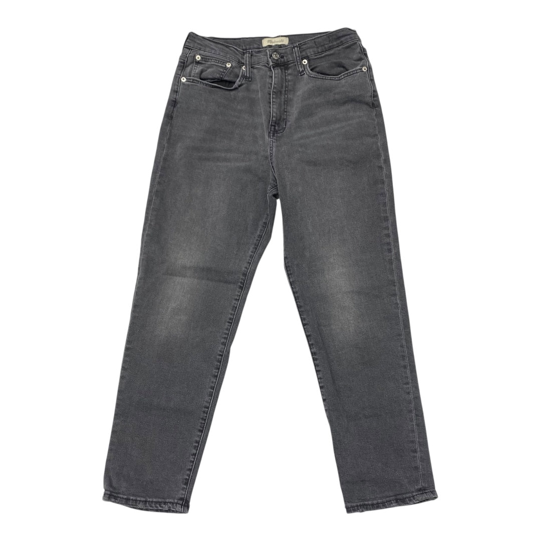 Jeans Straight By Madewell In Grey Denim, Size:8