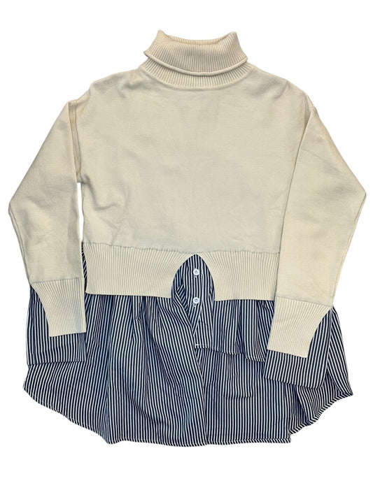 Top Ls By Maeve In Striped Pattern, Size:S