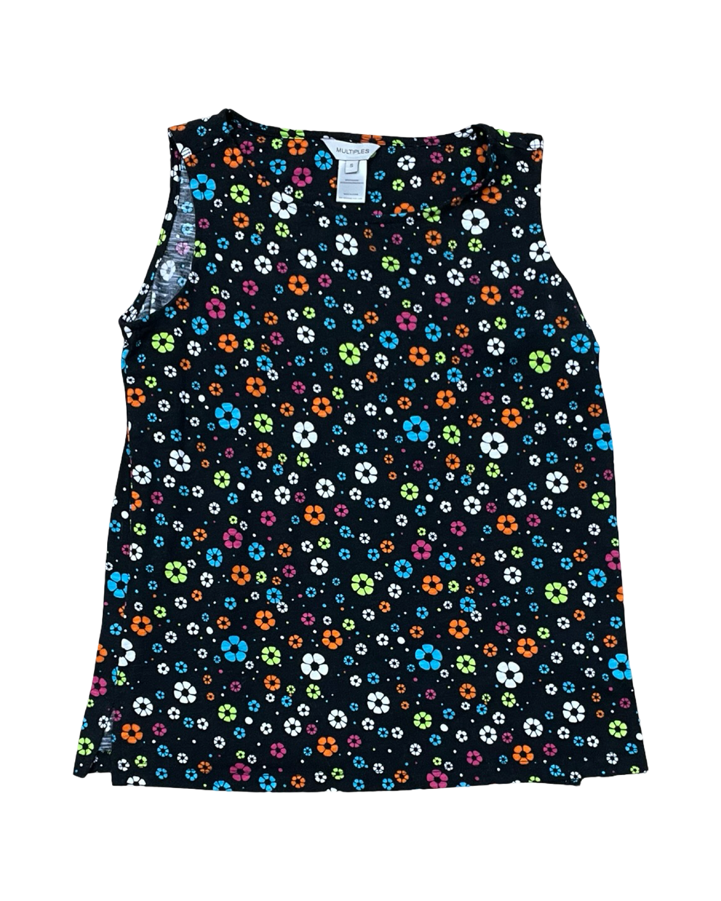 Top Sleeveless By Multiples In Black, Size:S