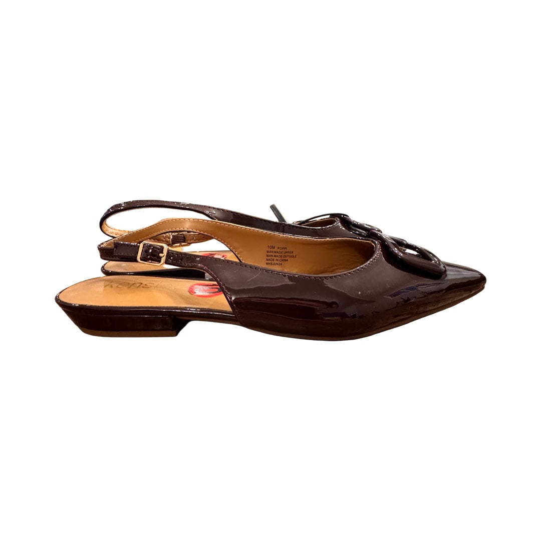 Shoes Flats By Kensie In Maroon, Size:10