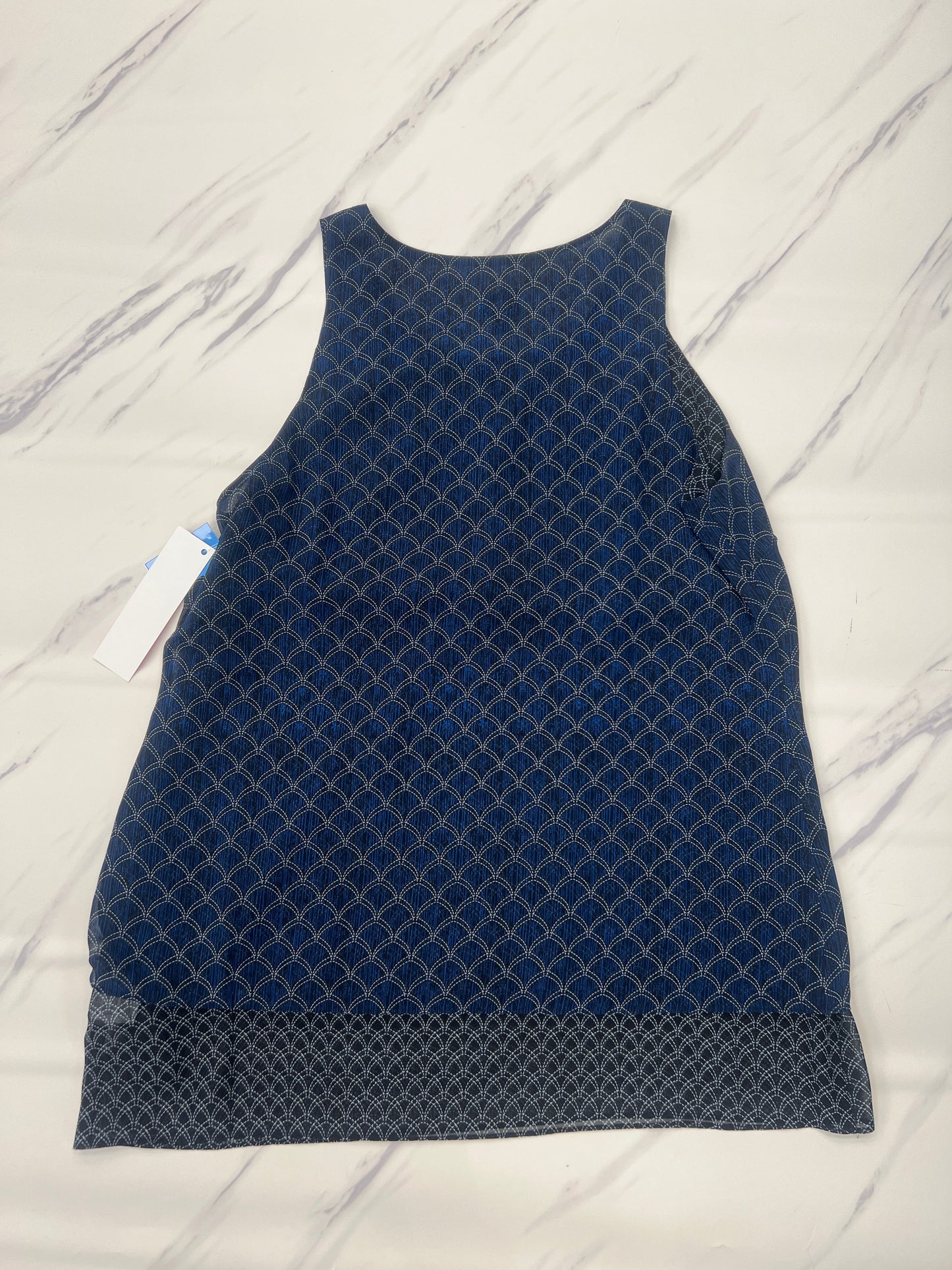 Top Sleeveless By Cabi In Blue, Size:M