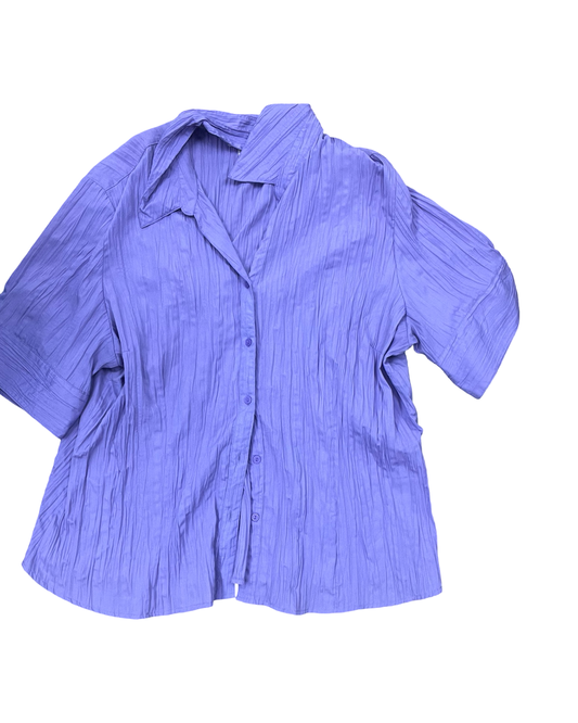 Blouse Ss By Clothes Mentor In Purple, Size:2X