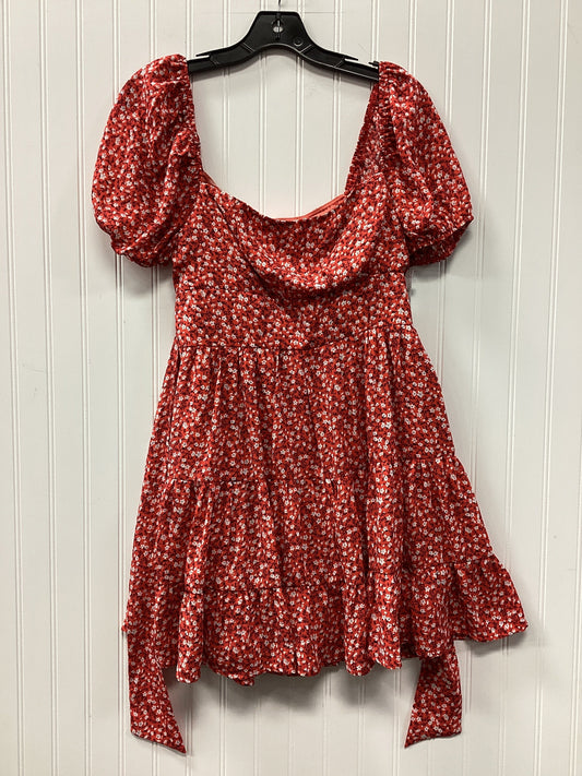 Dress Casual Midi By Altard State In Red, Size:M