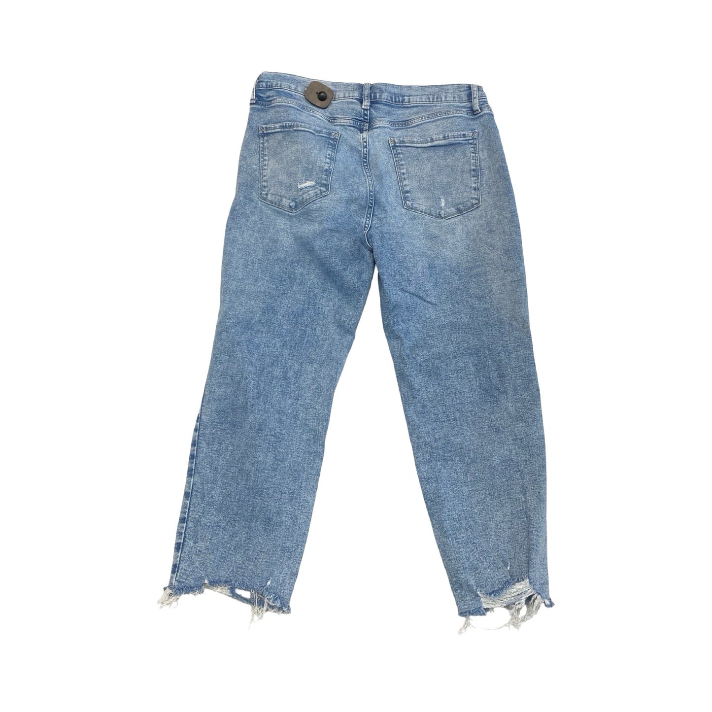 Jeans Straight By Ana In Blue Denim, Size:14P