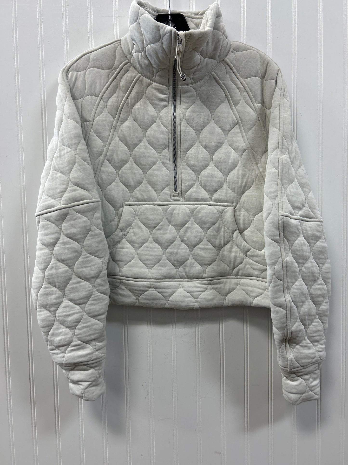 Athletic Sweatshirt Crewneck By Lululemon In Grey, Size:Xs