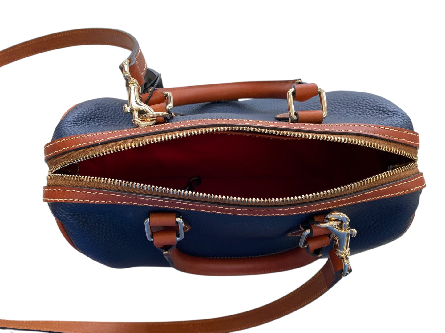 Handbag Designer By Dooney And Bourke In Navy, Size:Medium