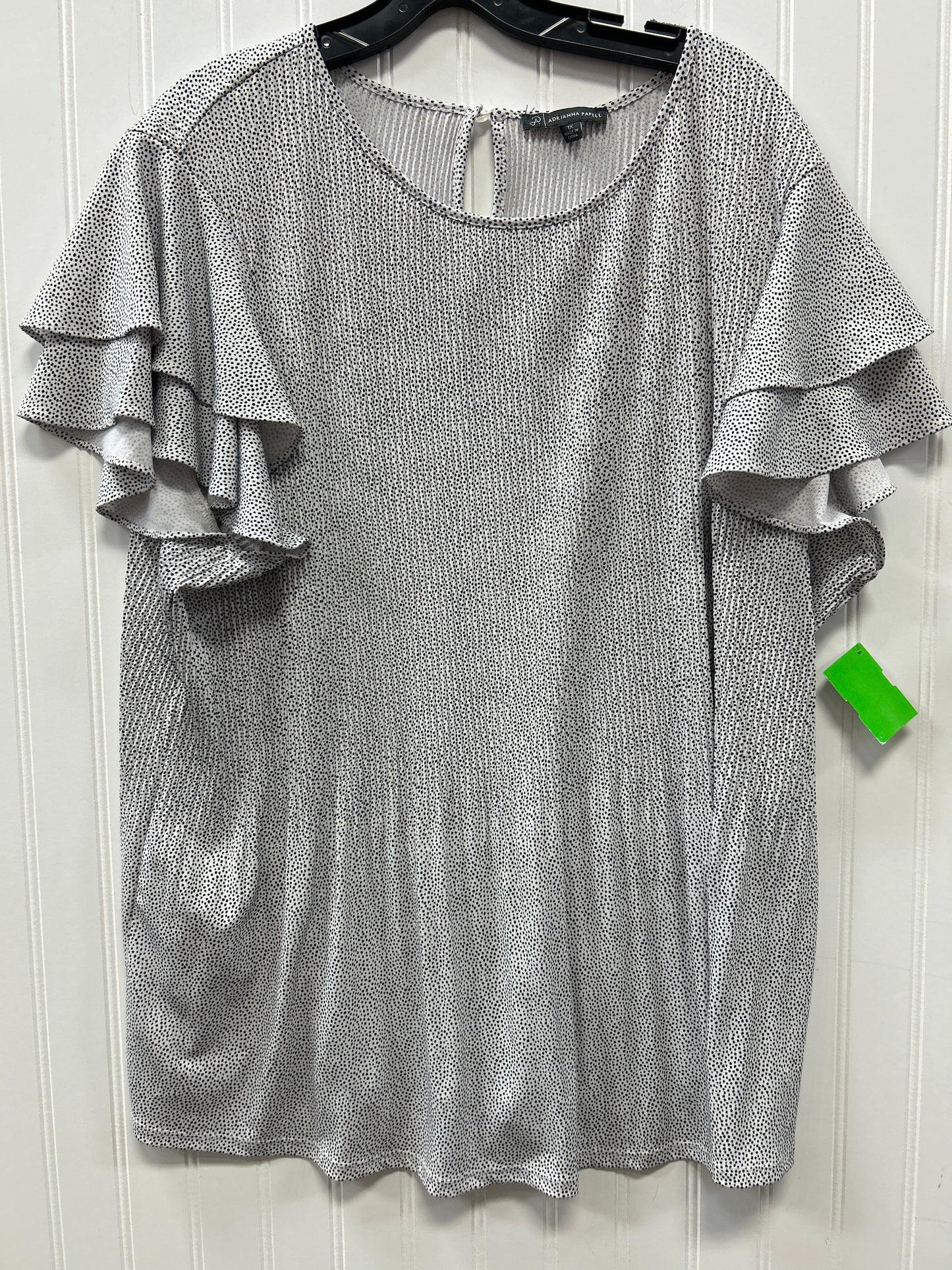 Top Ss By Adrianna Papell In White, Size:L