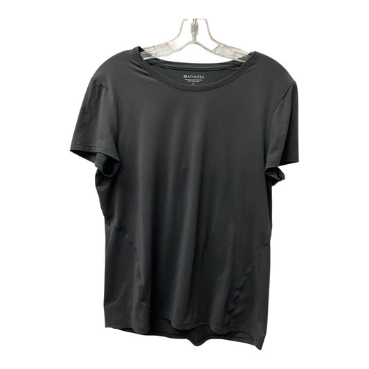 Athletic Top Ss By Athleta In Black, Size:L