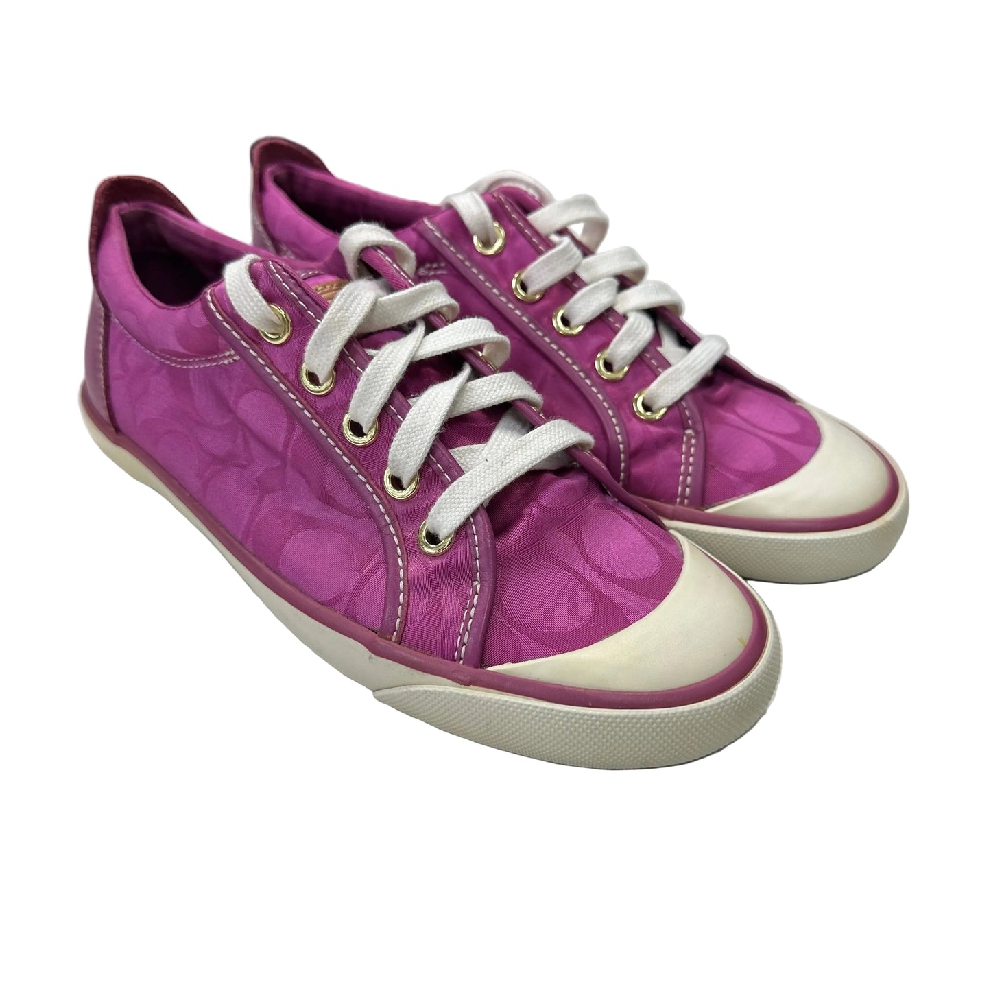 Shoes Designer By Coach In Purple, Size:7