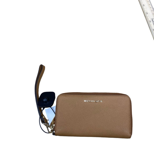 Wristlet Designer By Michael Kors In Brown, Size:Medium