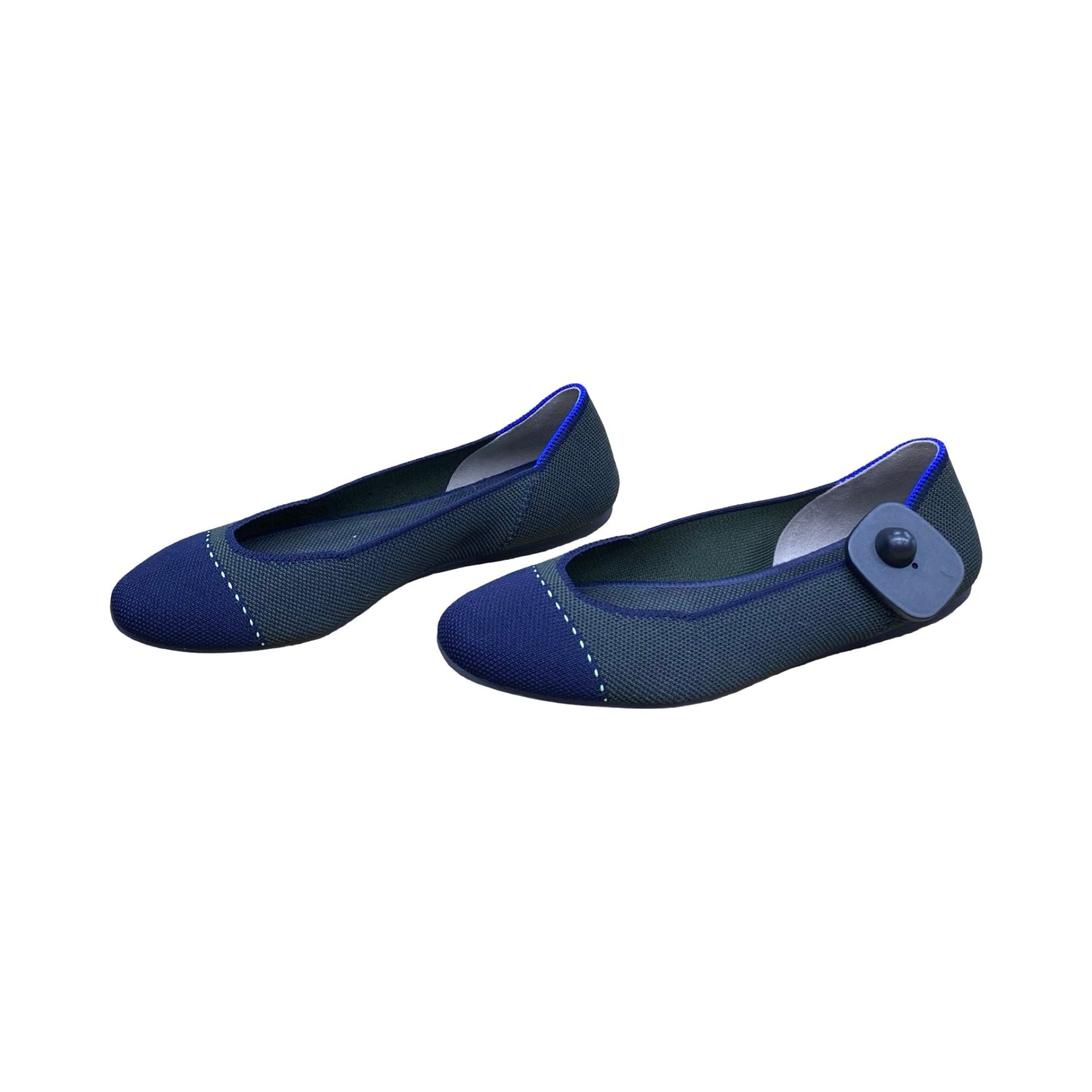 Shoes Designer By Rothys In Blue & Green, Size:7.5