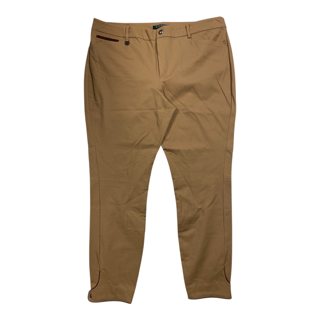 Pants Dress By Lauren By Ralph Lauren In Tan, Size:16