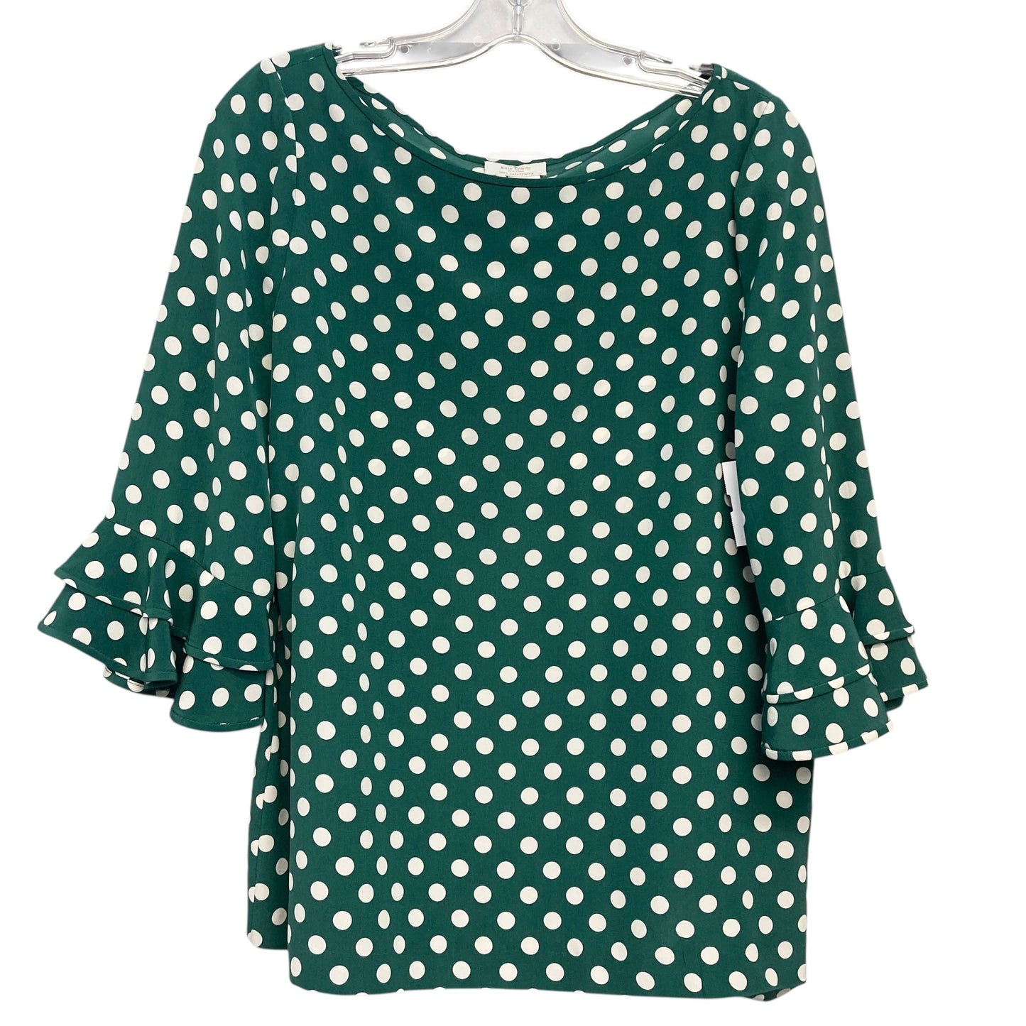 TOP LS DESIGNER by KATE SPADE In POLKADOT PATTERN, Size: M