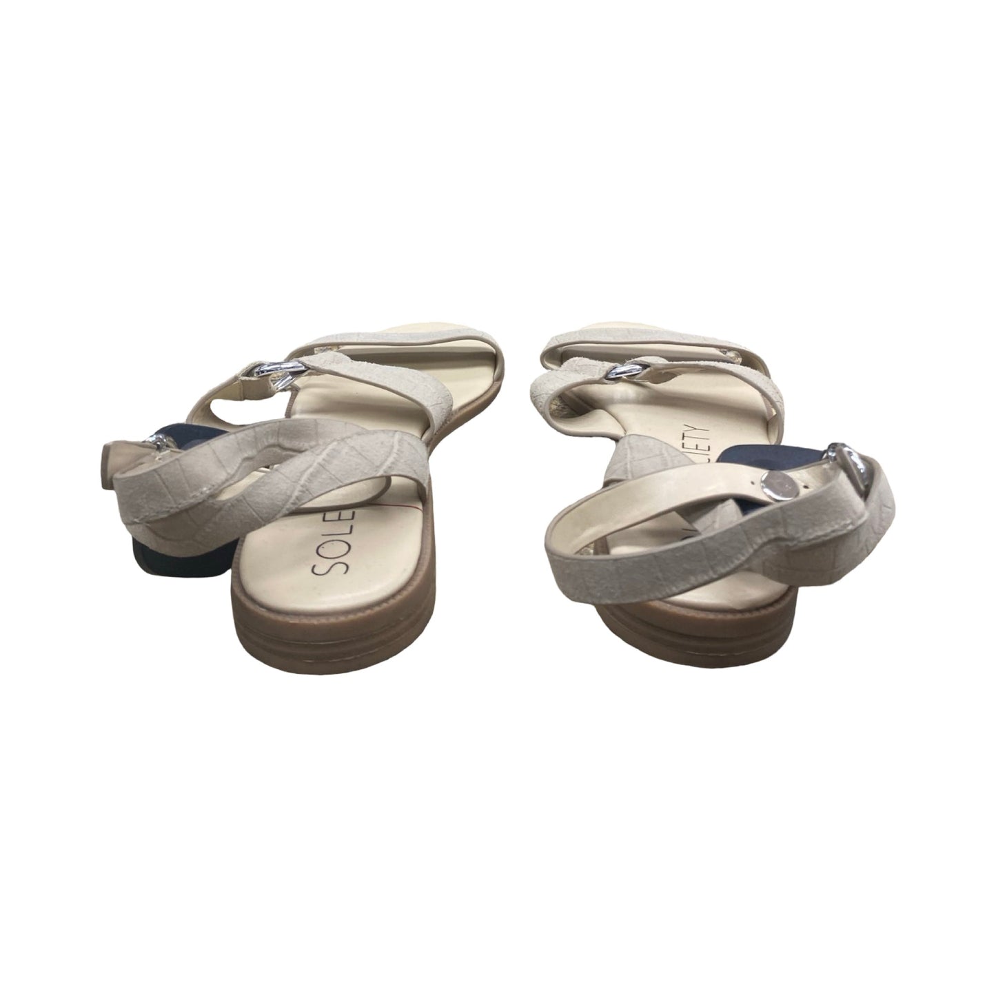 Sandals Flats By Sole Society In Beige, Size:8