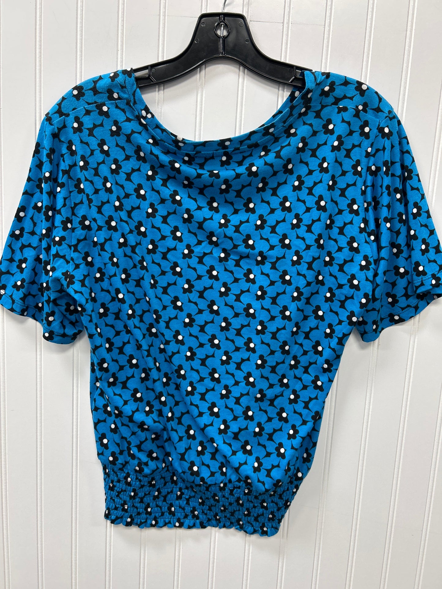 Top Ss By Michael By Michael Kors In Blue, Size:M
