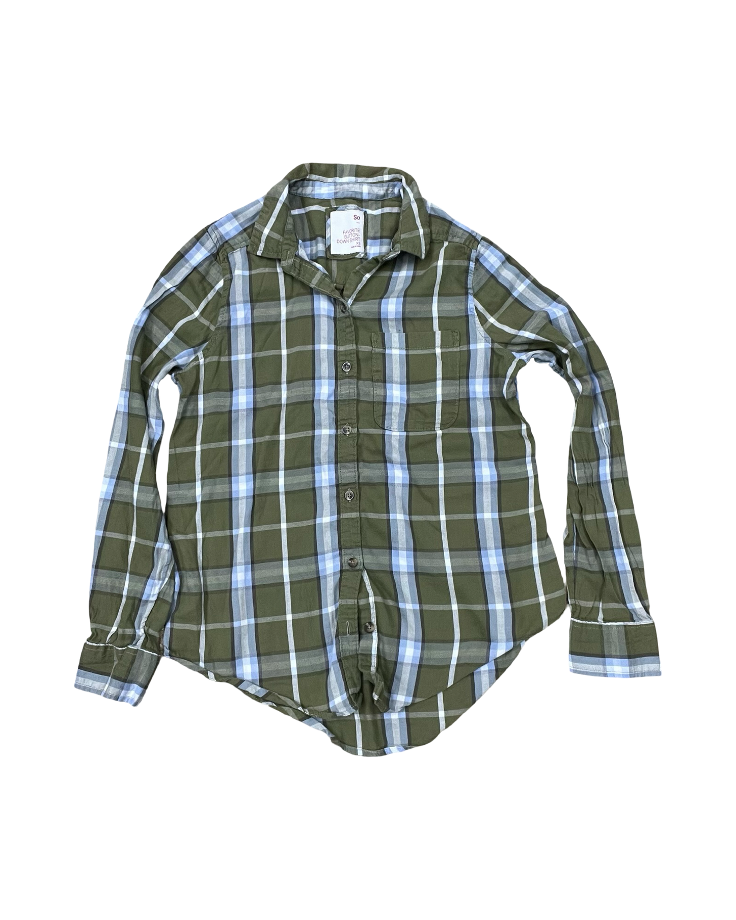 Top Ls By So In Green, Size:Xs
