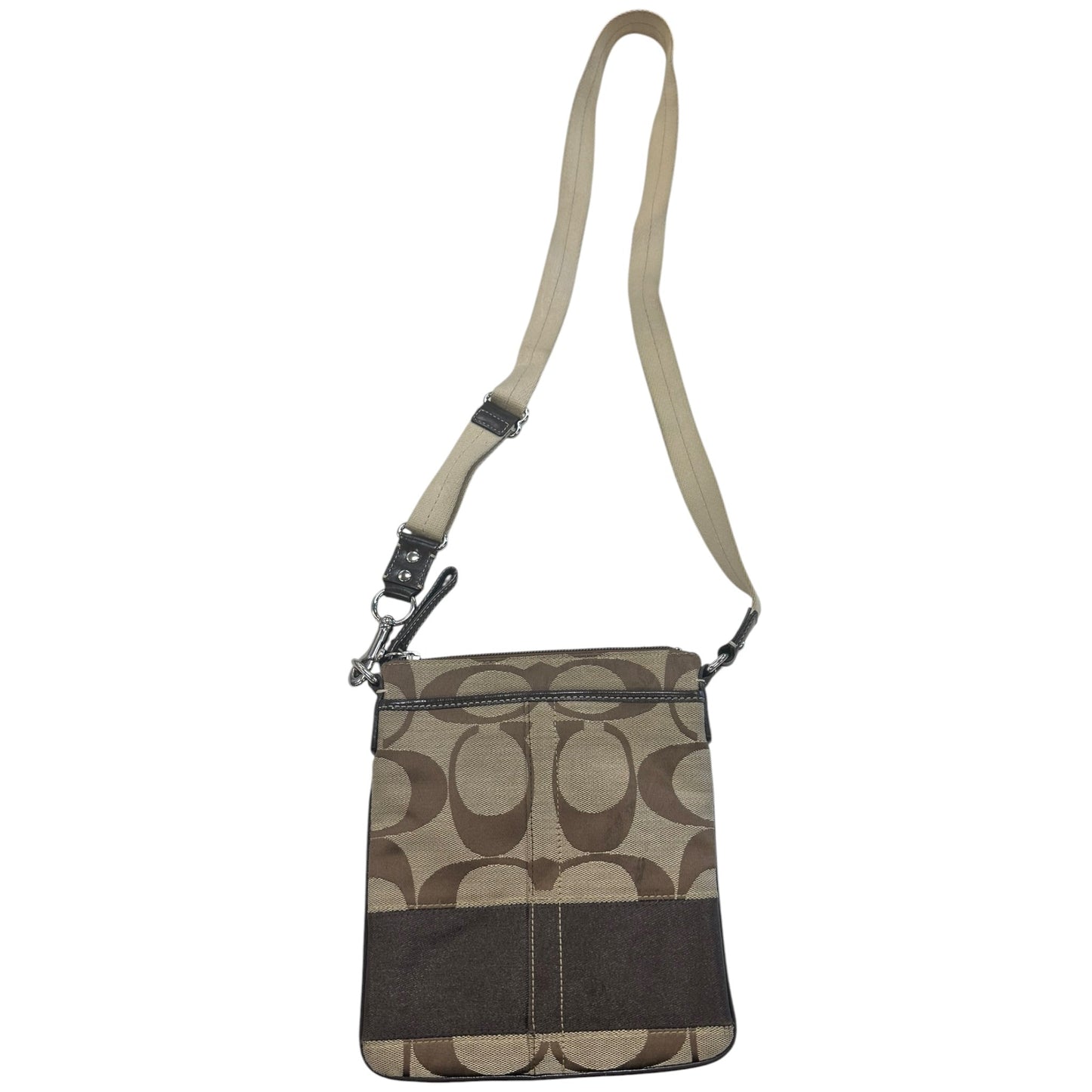 Crossbody Designer By Coach In Brown, Size:Small