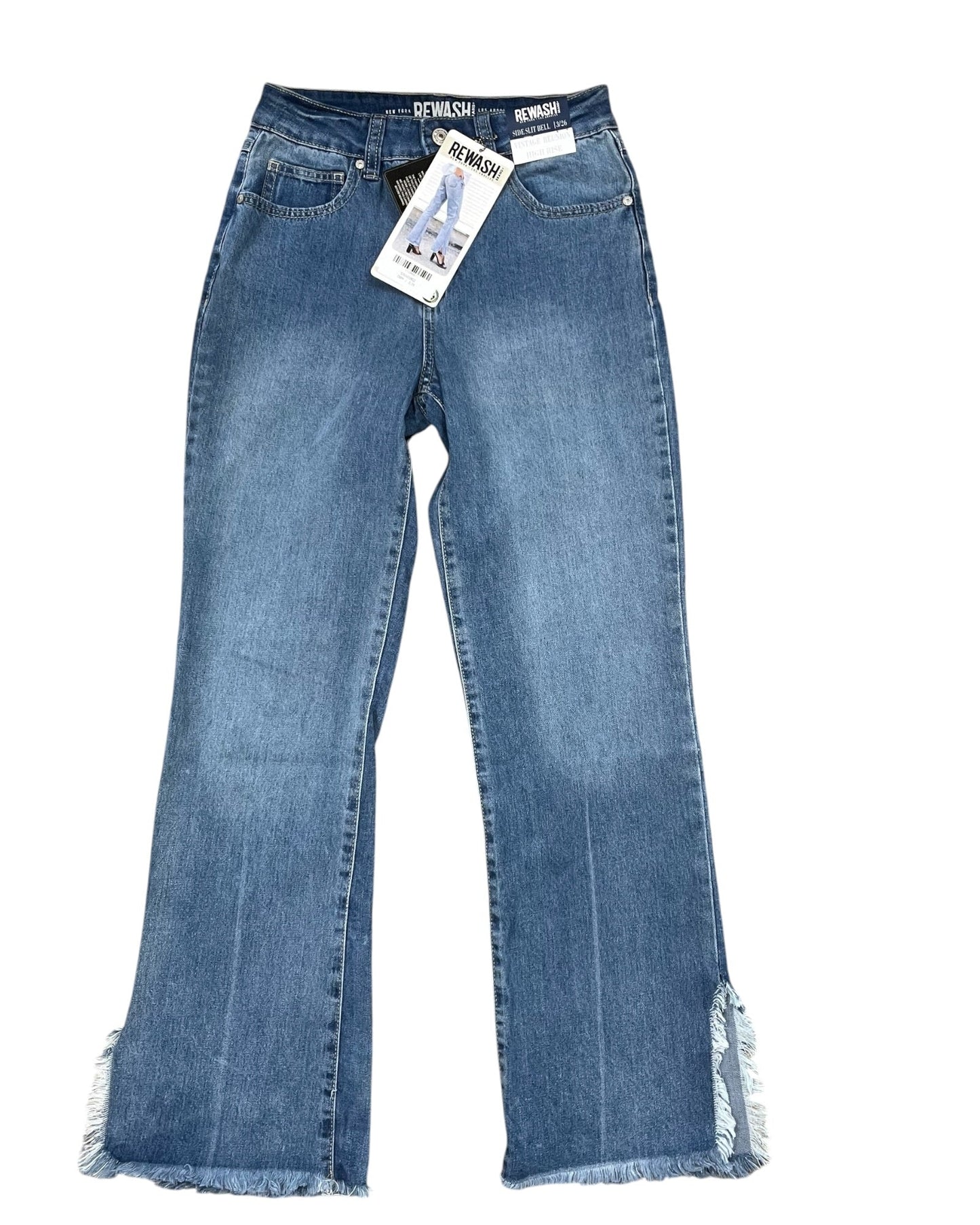 Jeans Flared By Rewash In Blue Denim, Size:2