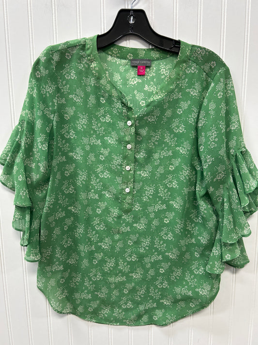 Top Ss By Vince Camuto In Green, Size:Xs