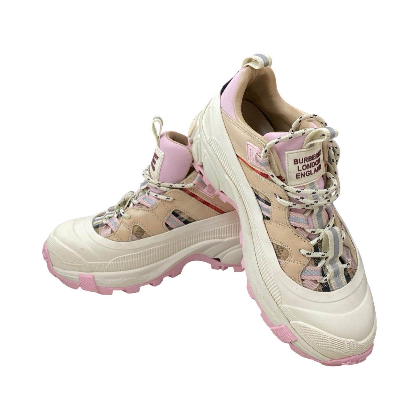 Shoes Luxury Designer By Burberry In Multi, Size: EUR 37