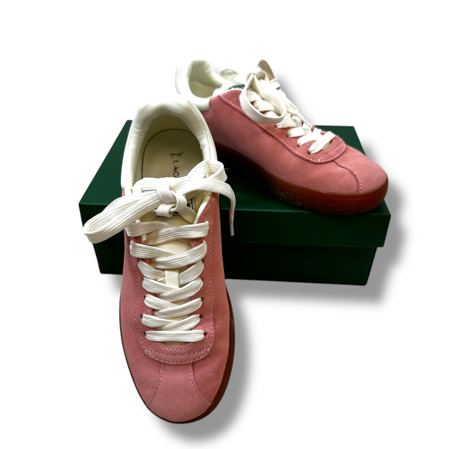 Baseshot Translucent Sole Sneakers By Lacoste In Pink, Size: 5