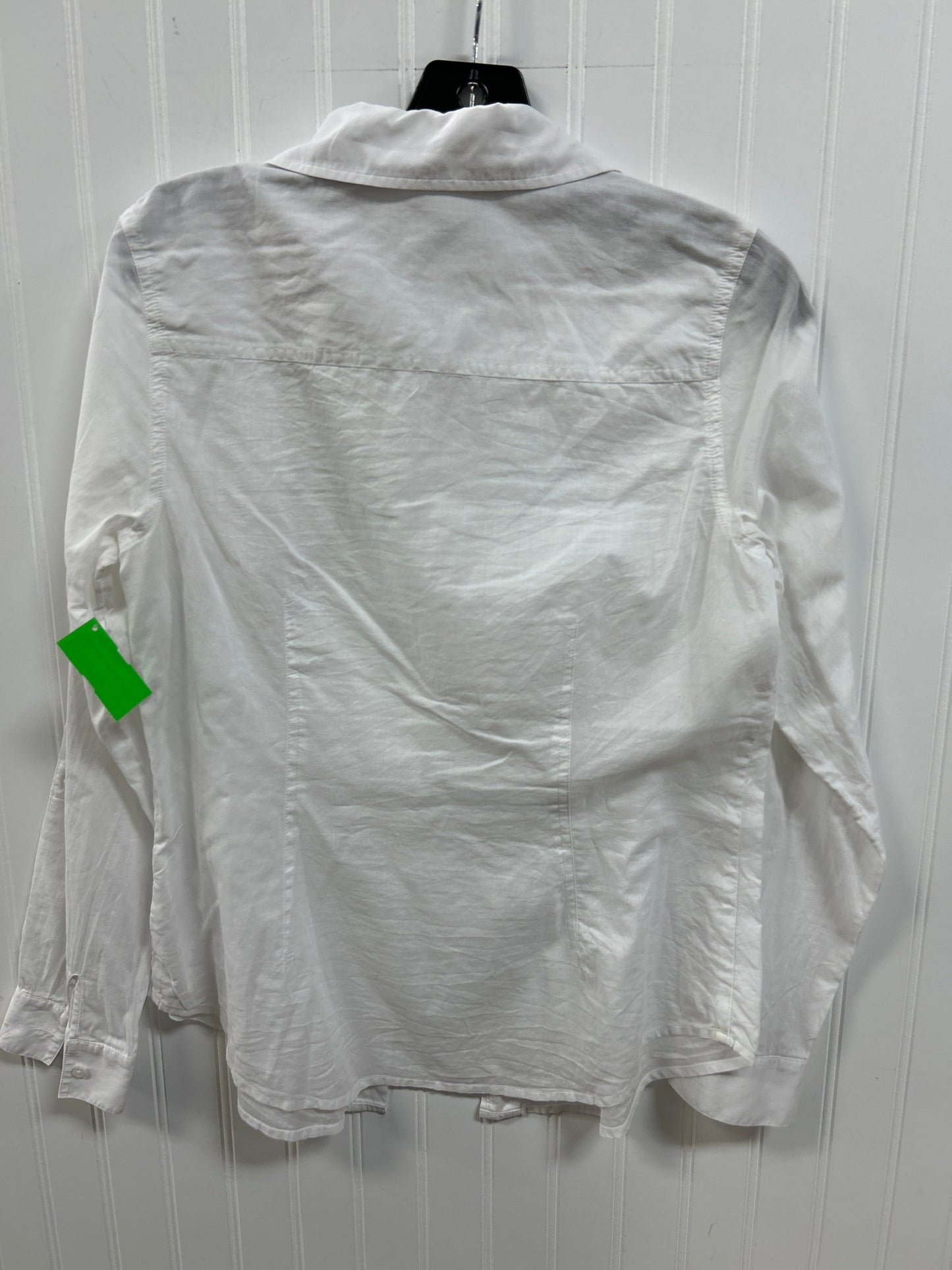 Blouse Ls By Coldwater Creek In White, Size:S