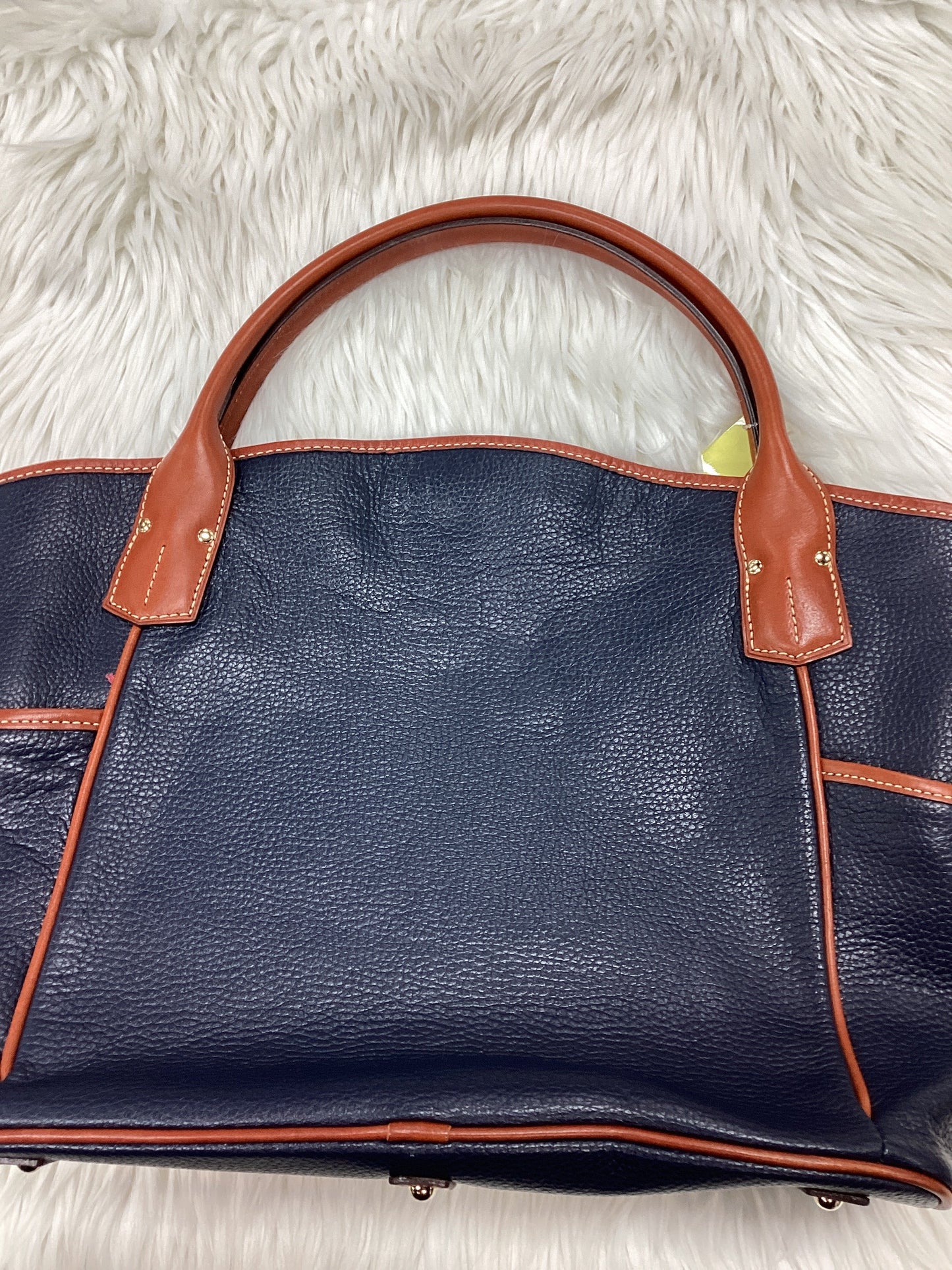 Handbag Designer By Dooney And Bourke In Navy, Size:Large
