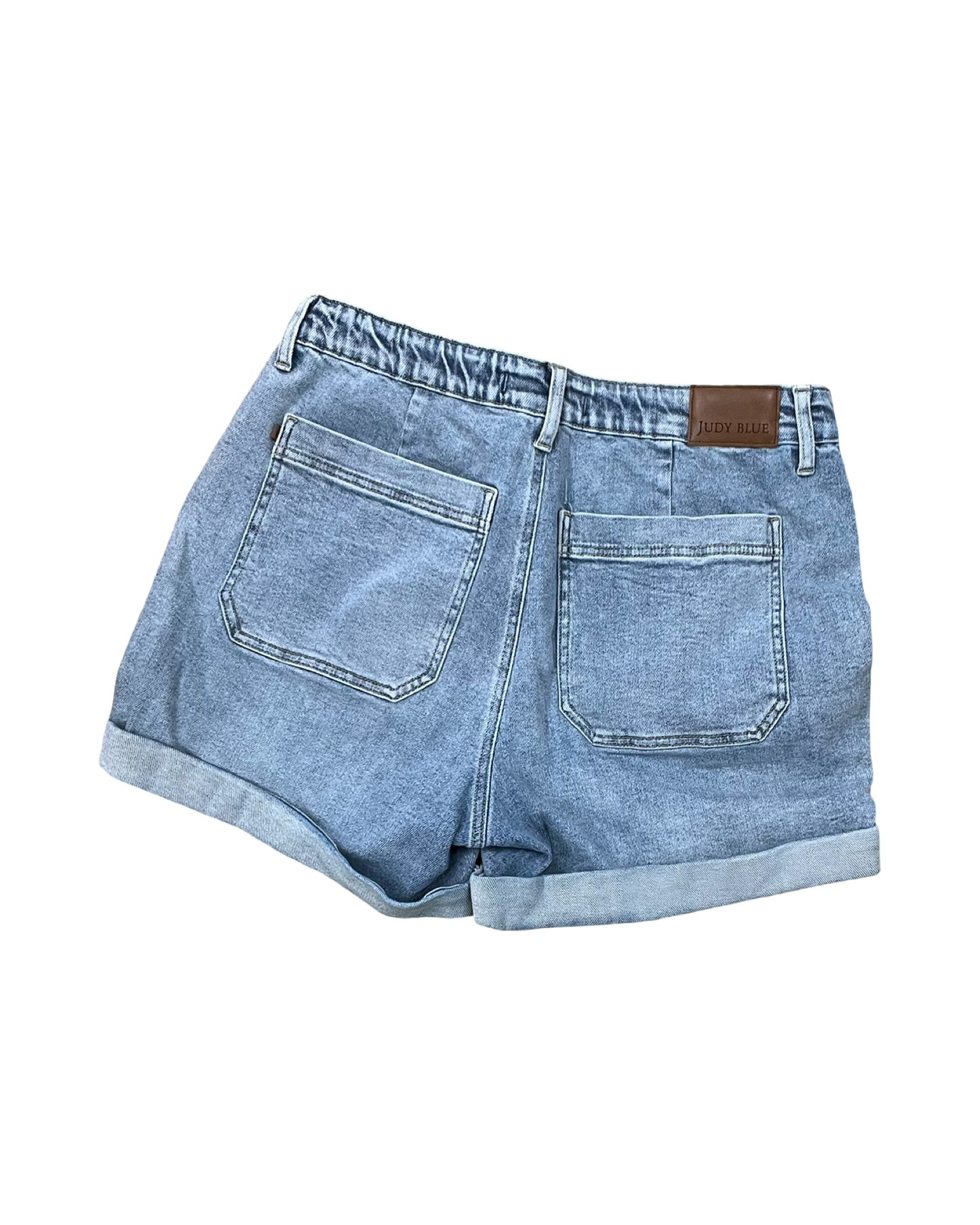 Shorts By Judy Blue In Blue Denim, Size:Xl