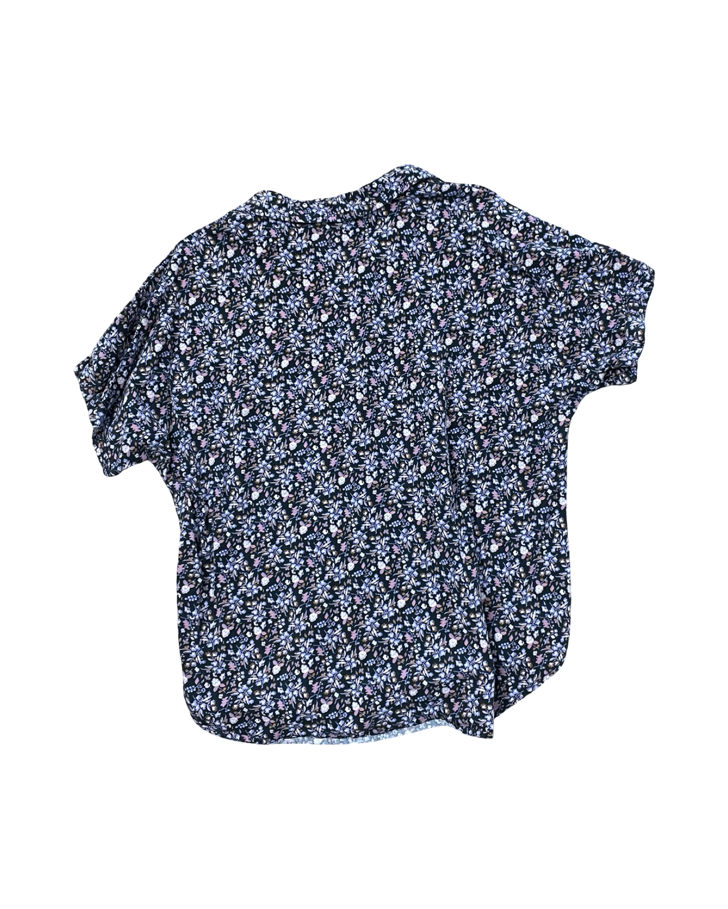 Blouse Ss By Universal Thread In Blue, Size:M