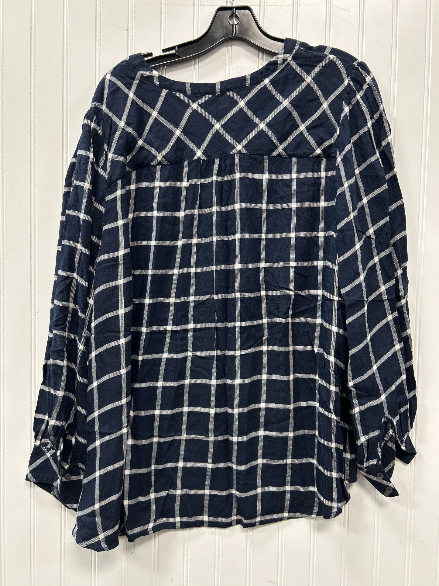 Top Ls By Talbots In Navy, Size:3X
