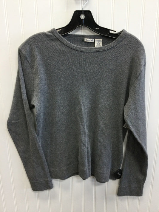 Top Ls By Northcrest In Grey, Size:L