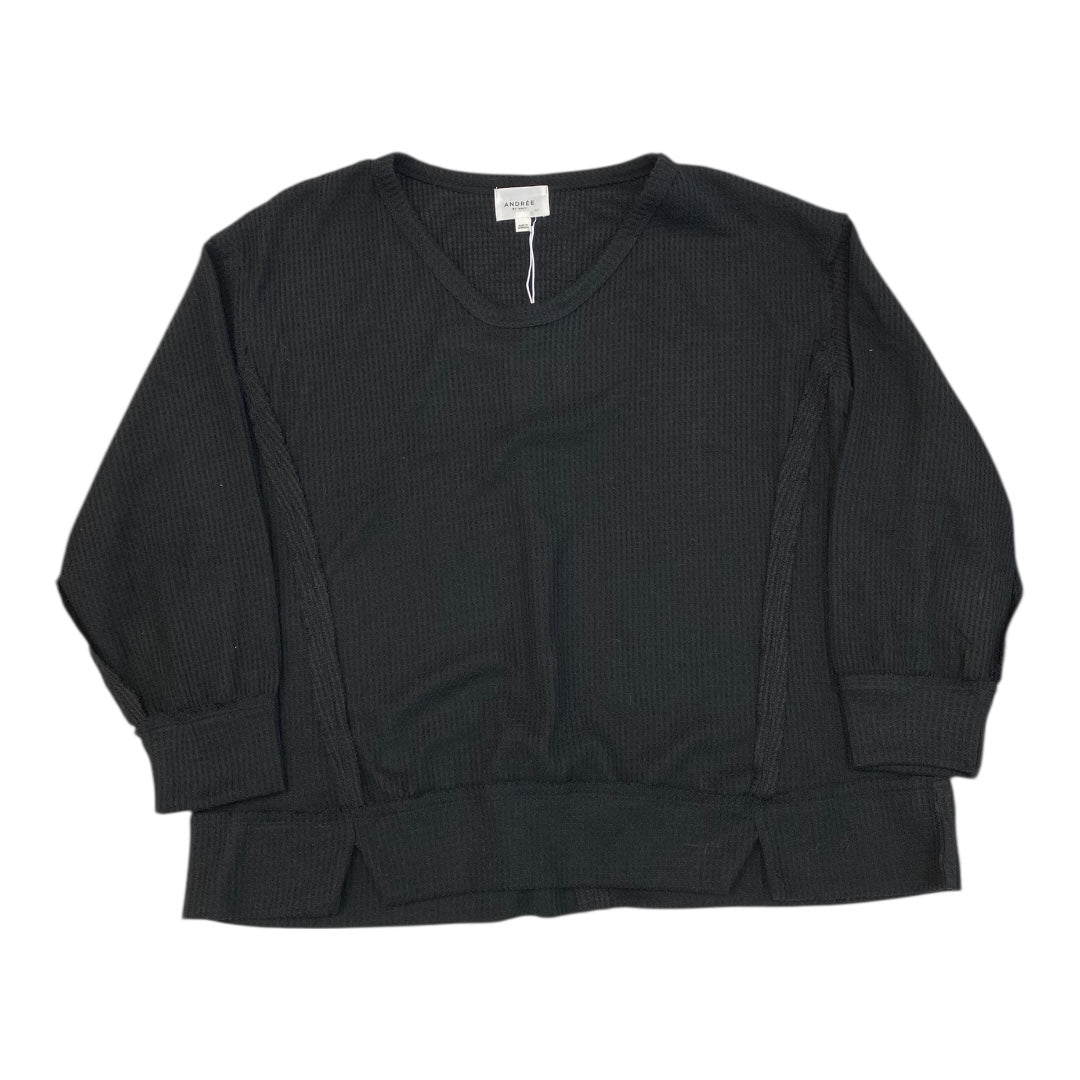 Top Ls By Andree By Unit In Black, Size:1X