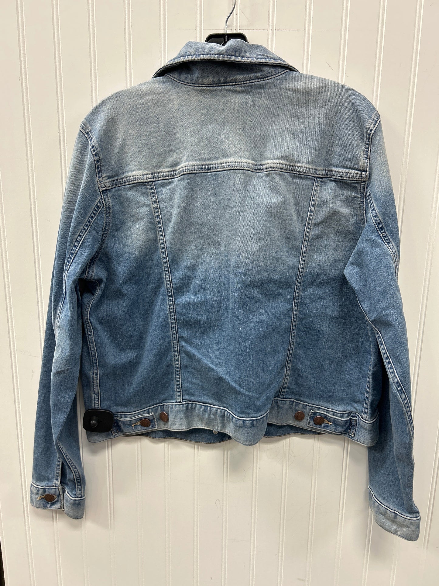 Jacket Denim By Calvin Klein In Blue Denim, Size:L