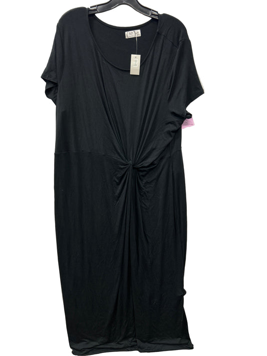 Dress Casual Maxi By Maurices In Black, Size:1X