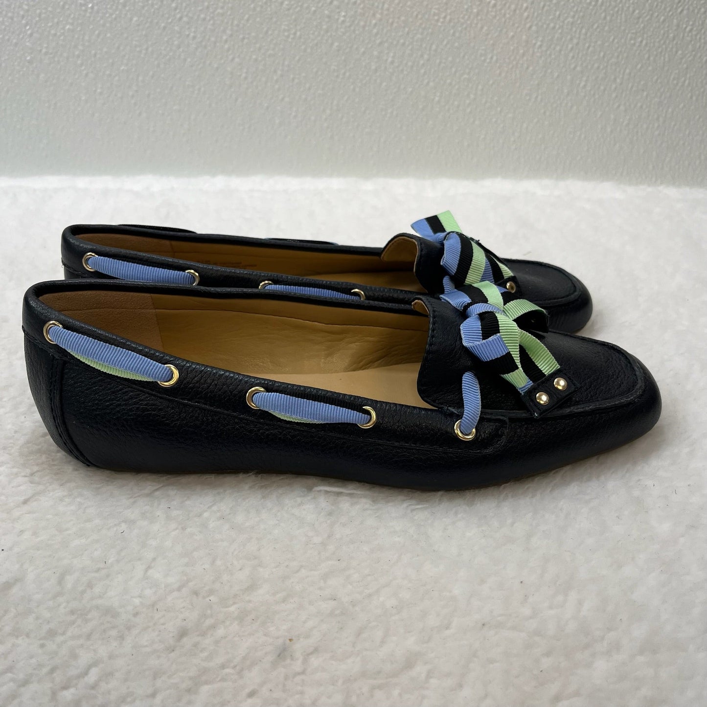 Navy Shoes Flats Loafer Oxford Talbots O, Size 6.5