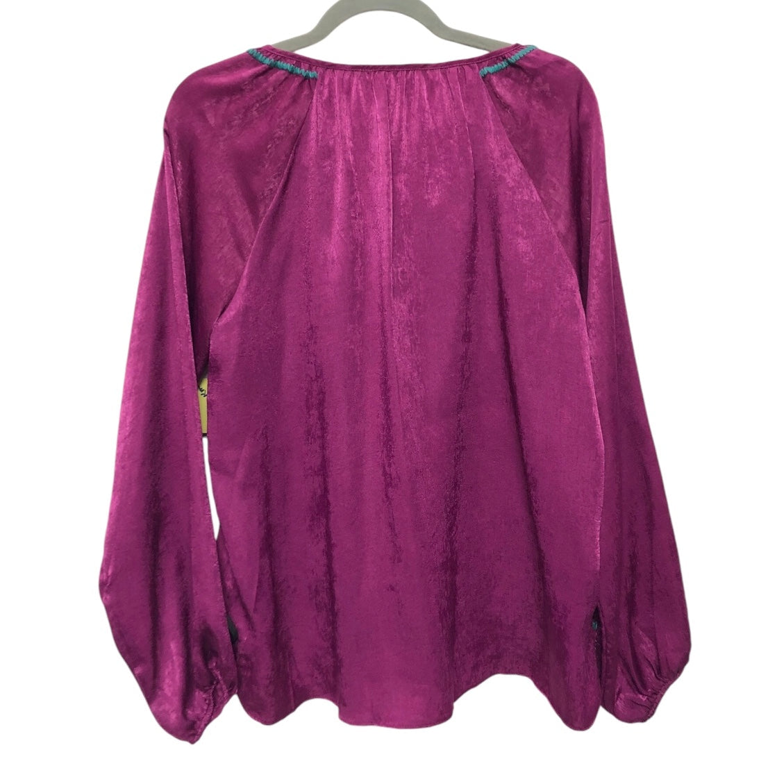 Blouse Ls By Savanna Jane In Purple, Size:M