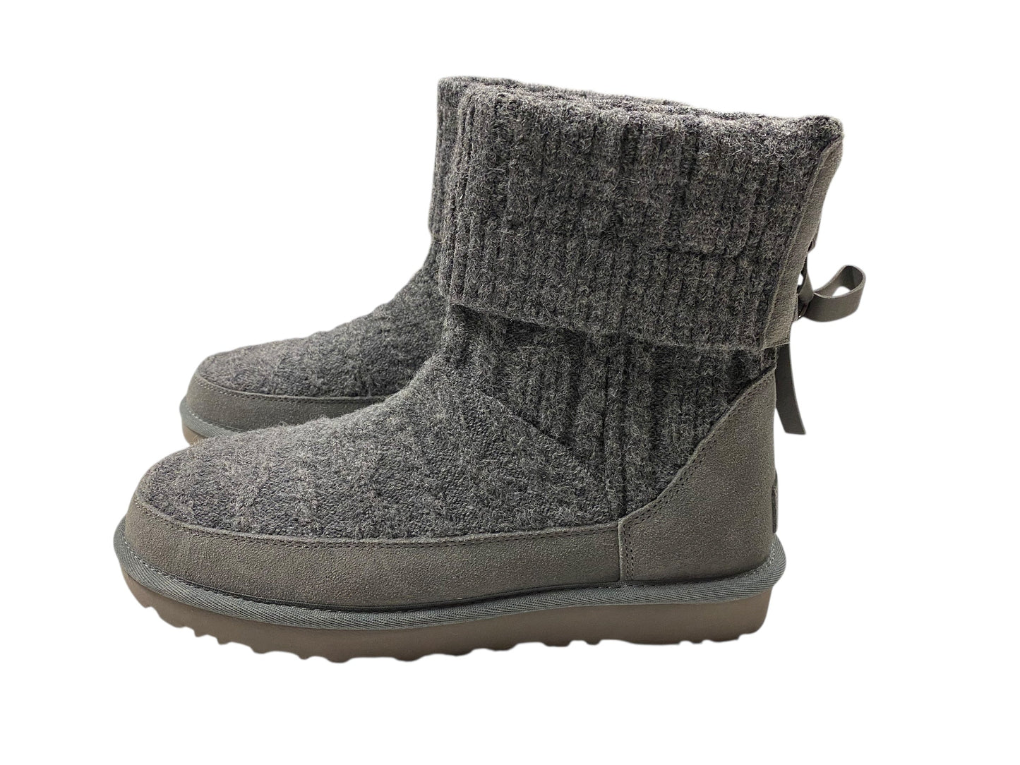 Boots Designer By Ugg In Grey, Size:8