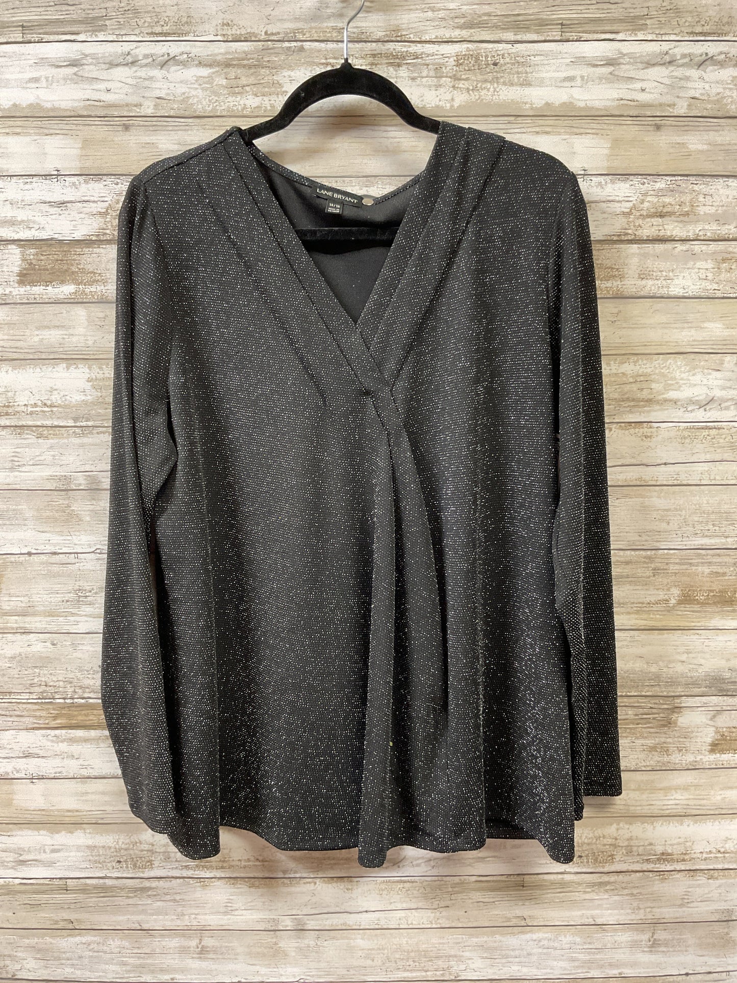 Top Ls By Lane Bryant In Black, Size:Xl